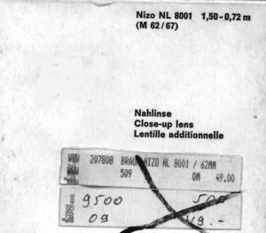 Nahlinse Nizo 8001