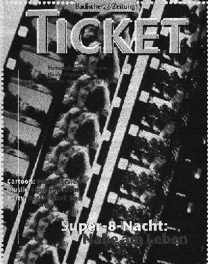 Zeitungsbeilage in der BZ mit Super8-Filmstreifen
